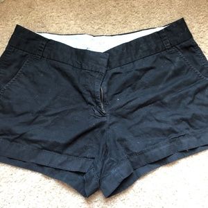 Black J. Crew Broken-In Chino Shorts